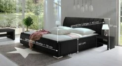 Bett "Lewdown" -Bettbezüge Verkäufe 2024 bett lewdown bemassungs skizze