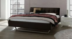 Bett "Liene" 29 Bett "Liene" -Bettbezüge Verkäufe 2024 bett liene echtleder dunkelbraun