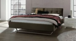 Bett "Liene" 28 Bett "Liene" -Bettbezüge Verkäufe 2024 bett liene echtleder khaki