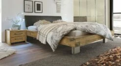 Bett "Limeira" -Bettbezüge Verkäufe 2024 bett limeira kopfteil luxus kunstleder anthrazit