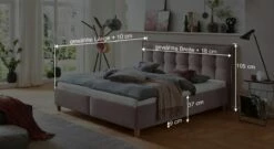 Bett "Lusaka" 23 Bett "Lusaka" -Bettbezüge Verkäufe 2024 bett lusaka hochwertige polsterung bemassung grafik