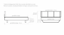 Bett "Maldova" -Bettbezüge Verkäufe 2024 bett maldova grafik masse
