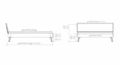 Bett "Malinga" -Bettbezüge Verkäufe 2024 bett malinga massgrafik