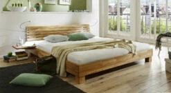 Bett "Marmore" -Bettbezüge Verkäufe 2024 bett marmore massivholz kernbuche natur gr