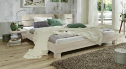 Bett "Mera" -Bettbezüge Verkäufe 2024 bett mera massivholz buche weiss gr