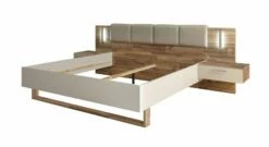 Bett Mit Nachttischen "Gino" -Bettbezüge Verkäufe 2024 bett mit nachttischen gino beleuchtung guenstig