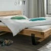 Bett "Monapo" -Bettbezüge Verkäufe 2024 bett monapo eichenholz modern balken