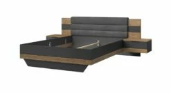 Bett Mit Nachttischen "Igneo" -Bettbezüge Verkäufe 2024 bett nachttisch igneo rustikal design