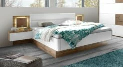 Bett Mit Nachttischen "Caribea"