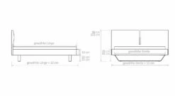 Bett "Nantra" -Bettbezüge Verkäufe 2024 bett nantra massgrafik