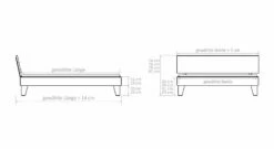 Bett "Pimona" -Bettbezüge Verkäufe 2024 bett pimona massgrafik
