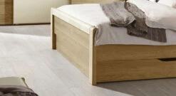 Schubkastenbett "Praia" -Bettbezüge Verkäufe 2024 bett praia fussteil stabil holz