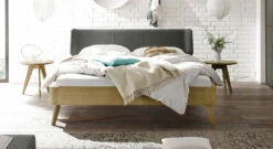 Bett "Rakaia" -Bettbezüge Verkäufe 2024 bett rakaia kopfteil anthrazit gr