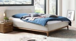 Bett "Rasma" -Bettbezüge Verkäufe 2024 bett rasma fischgraet velours bezug beige