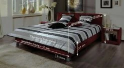 Bett "Remigio" -Bettbezüge Verkäufe 2024 bett remigio bemassung grafik