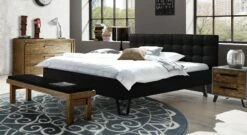 Bett "Remko" -Bettbezüge Verkäufe 2024 bett remko echtlederbezug schwarz