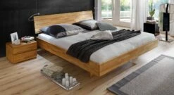 Bett "Rimini" -Bettbezüge Verkäufe 2024 bett rimini 38cm rahmenhoehe kernbuche