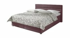 Bett "Severo" -Bettbezüge Verkäufe 2024 bett severo microvelours bezug beere