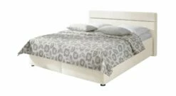 Bett "Severo" -Bettbezüge Verkäufe 2024 bett severo microvelours bezug creme