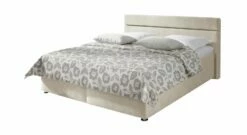 Bett "Severo" -Bettbezüge Verkäufe 2024 bett severo microvelours bezug hellgrau