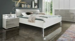 Bett "Shanvalley" -Bettbezüge Verkäufe 2024 bett shanvalley metallfuesse elegant