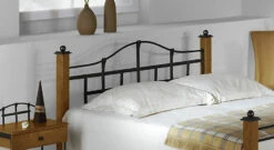 Bett "Sinja" -Bettbezüge Verkäufe 2024 bett sinja kopfteil schlicht