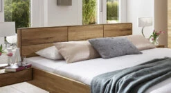 Bett "Terrano" -Bettbezüge Verkäufe 2024 bett terrano massivholz kopfteil gr