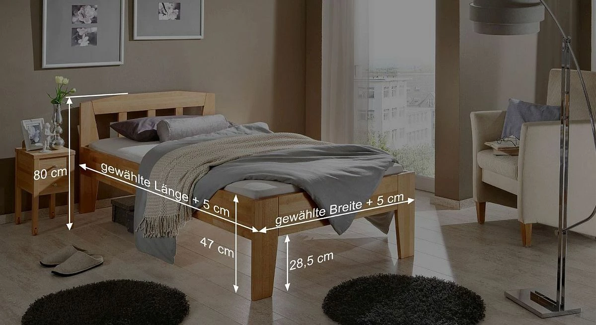 Bett "Tessin" 6 Bett "Tessin" – Bild 4