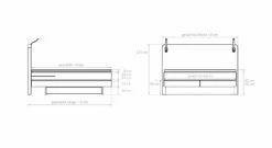 Boxspringbett "Tolomeo" -Bettbezüge Verkäufe 2024 bett tolomeo massgrafik