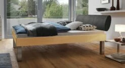 Bett "Trani" -Bettbezüge Verkäufe 2024 bett trani buche 30cm gross