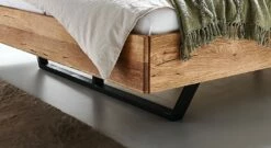 Bett "Tressa" -Bettbezüge Verkäufe 2024 bett tressa metallkufen schwarz