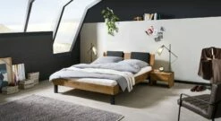 Bett "Tumas" -Bettbezüge Verkäufe 2024 bett tumas wildeiche massivholz passende produkte