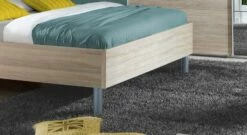 Bett "Turania" -Bettbezüge Verkäufe 2024 bett turania fuesse alufarben