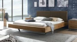 Bett "Valladion" -Bettbezüge Verkäufe 2024 bett valladion wildeiche kopfteil braun