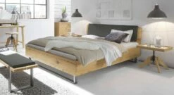 Bett "Valletta" -Bettbezüge Verkäufe 2024 bett valletta massivholz wildeiche pure