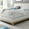 Boxspringbett "Vilani" -Bettbezüge Verkäufe 2024 bett vilani kunstleder weiss