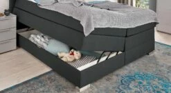 Bettkasten-Boxspringbett "Agulo" -Bettbezüge Verkäufe 2024 bettkasten boxspringbett agulo stauraum integriert