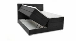 Bettkasten-Boxspringbett "Agulo" -Bettbezüge Verkäufe 2024 bettkasten boxspringbett agulo velours webstoff anthrazitfarben