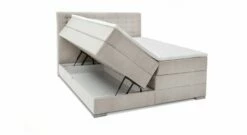 Bettkasten-Boxspringbett "Agulo" -Bettbezüge Verkäufe 2024 bettkasten boxspringbett agulo velours webstoff beige
