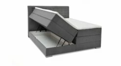 Bettkasten-Boxspringbett "Agulo" -Bettbezüge Verkäufe 2024 bettkasten boxspringbett agulo velours webstoff hellgrau