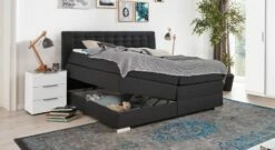 Bettkasten-Boxspringbett "Agulo" -Bettbezüge Verkäufe 2024 bettkasten boxspringbett agulo zwei personen