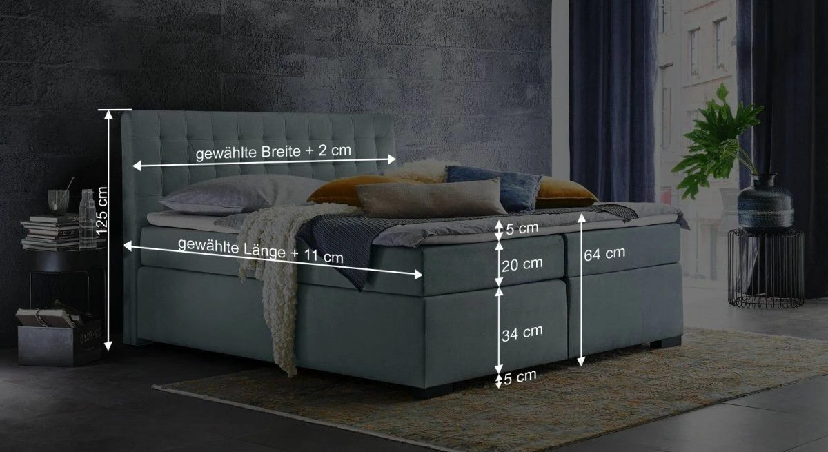 Bettkasten-Boxspringbett "Edessa" 14 Bettkasten-Boxspringbett "Edessa" – Bild 12