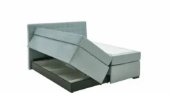Bettkasten-Boxspringbett "Edessa" 25 Bettkasten-Boxspringbett "Edessa" -Bettbezüge Verkäufe 2024 bettkasten boxspringbett edessa gasdruckfedern praktisch