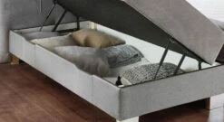 Bettkasten-Boxspringbett "Kenan" -Bettbezüge Verkäufe 2024 bettkasten boxspringbett kenan griffmulden