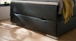 Bettkasten-Boxspringbett "Merwin" -Bettbezüge Verkäufe 2024 bettkasten boxspringbett merwin praktisch griffmulden