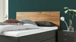 Bettkasten-Boxspringbett "Peachland" -Bettbezüge Verkäufe 2024 bettkasten boxspringbett peachland holzkopfteil
