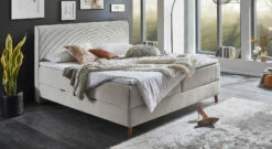 Bettkasten-Boxspringbett "Ronnes" -Bettbezüge Verkäufe 2024 bettkasten boxspringbett ronnes inklusive topper