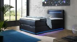 Bettkasten-Boxspringbett "Xaya" Express -Bettbezüge Verkäufe 2024 bettkasten boxspringbett xaya schmale ausfuehrung