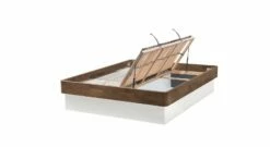 Bett "Otavalo" -Bettbezüge Verkäufe 2024 bettkasten seitlich oeffnen nussbaum holz