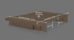 Bettsystem "Tojo Parallel" -Bettbezüge Verkäufe 2024 bettsystem tojo parallel bemassungs skizze